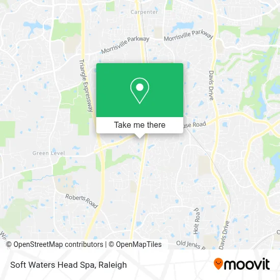 Soft Waters Head Spa map