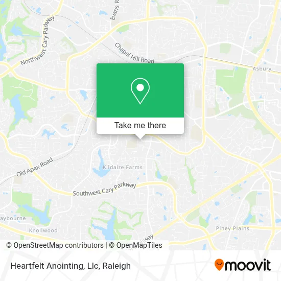 Heartfelt Anointing, Llc map