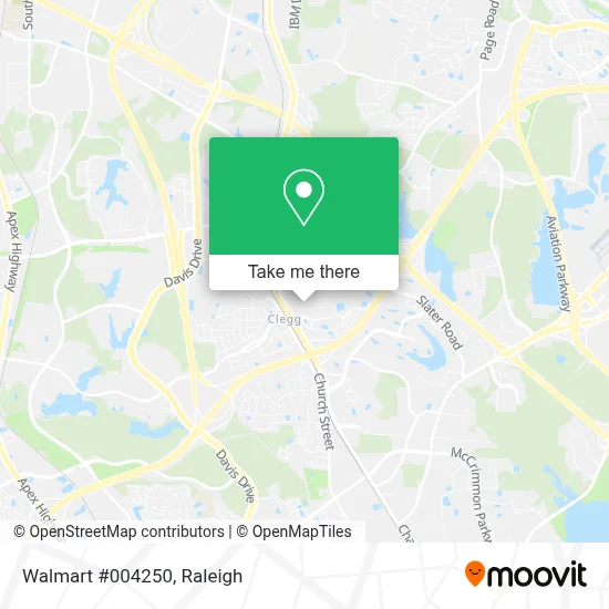 Walmart #004250 map