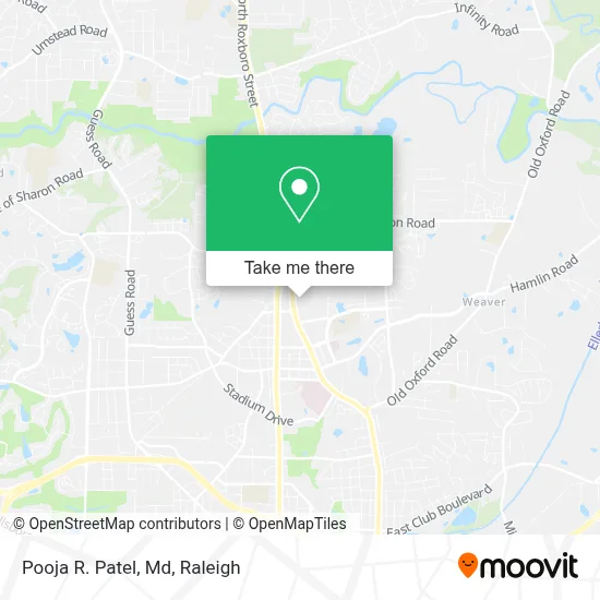 Pooja R. Patel, Md map