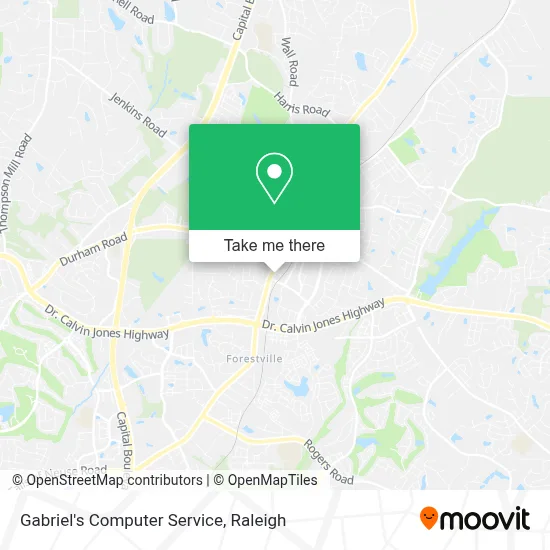 Mapa de Gabriel's Computer Service