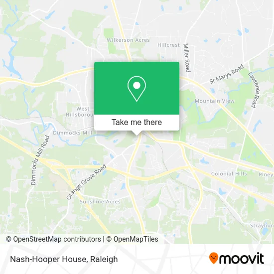 Nash-Hooper House map