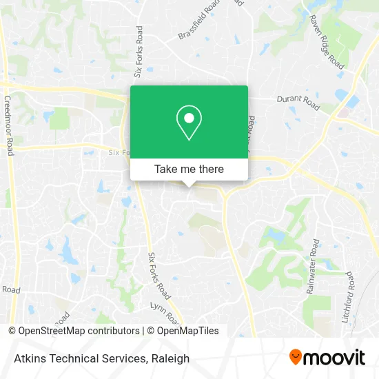 Atkins Technical Services map