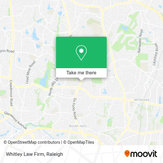 Whitley Law Firm map