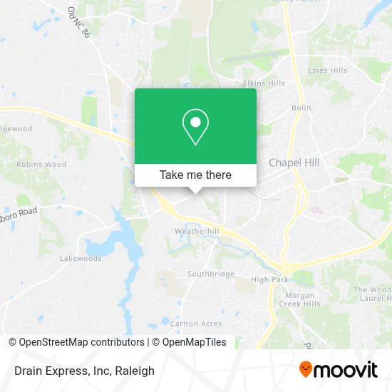 Drain Express, Inc map