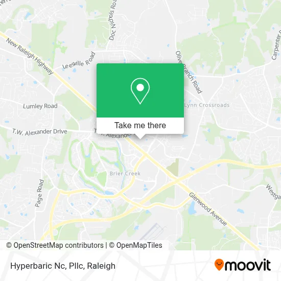 Hyperbaric Nc, Pllc map