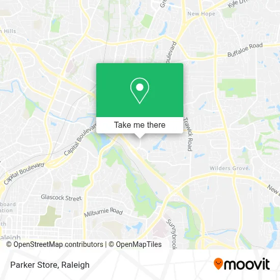 Parker Store map