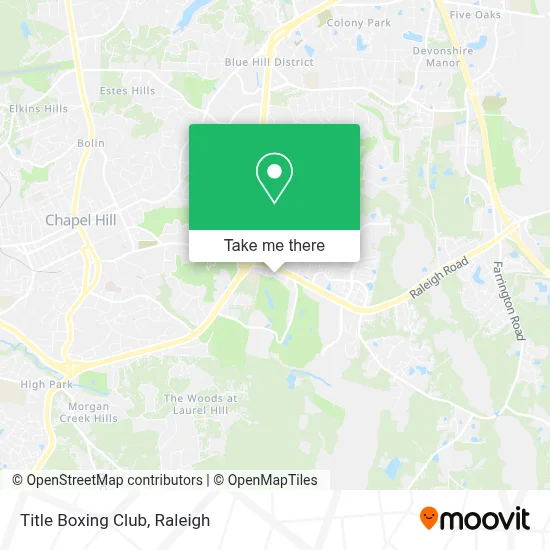 Title Boxing Club map