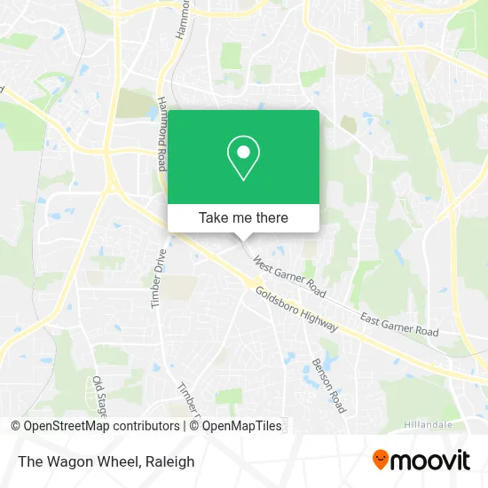 The Wagon Wheel map
