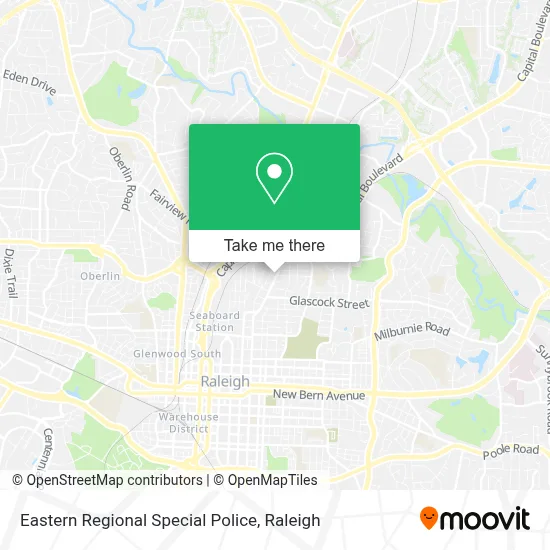 Eastern Regional Special Police map