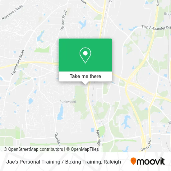 Jae's Personal Training / Boxing Training map