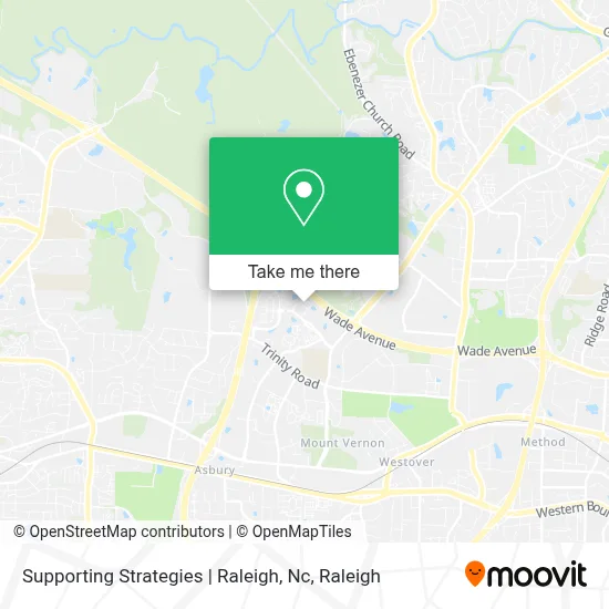Supporting Strategies | Raleigh, Nc map
