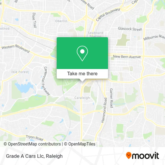 Grade A Cars Llc map