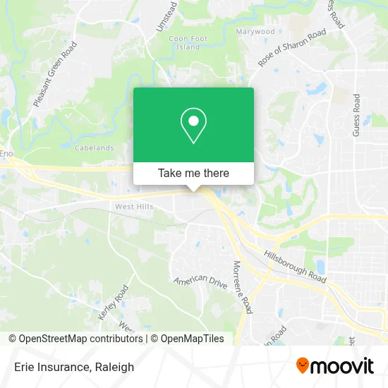 Erie Insurance map