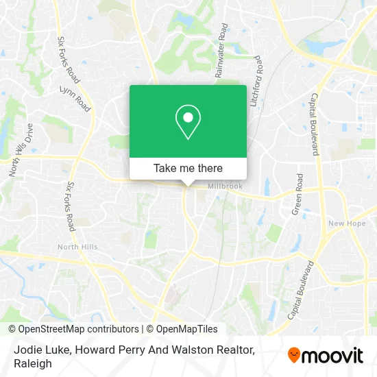 Jodie Luke, Howard Perry And Walston Realtor map