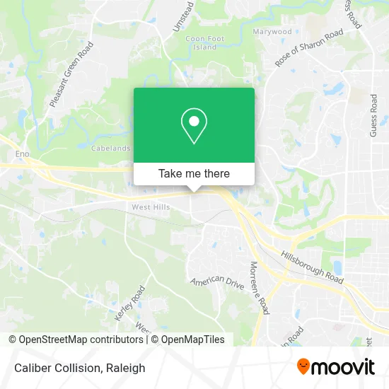 Caliber Collision map