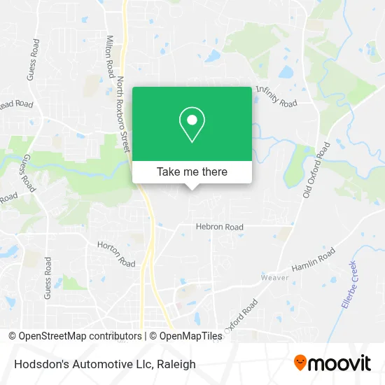 Hodsdon's Automotive Llc map
