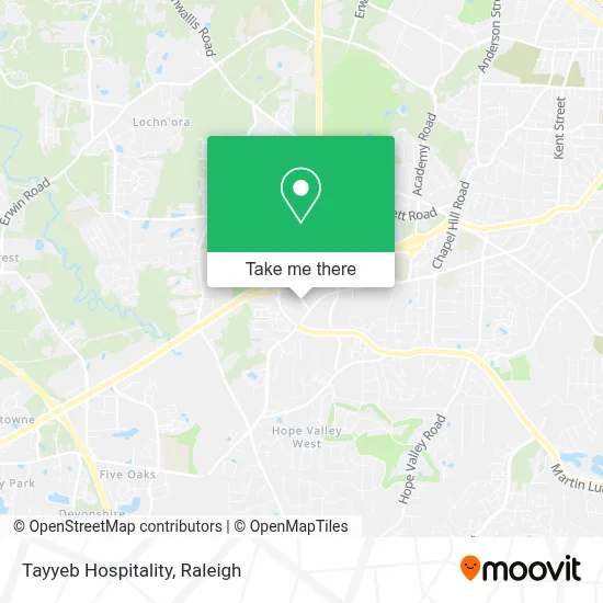 Tayyeb Hospitality map