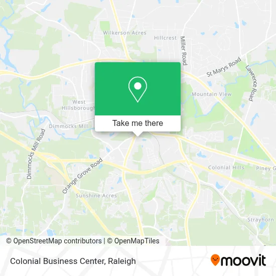 Colonial Business Center map