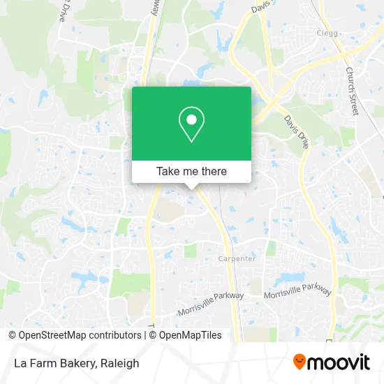 La Farm Bakery map