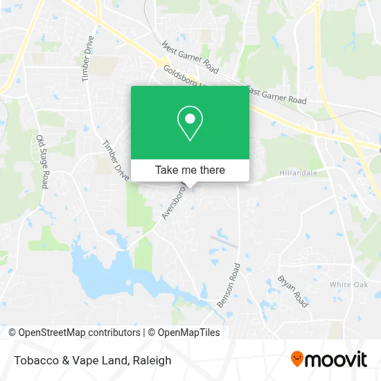 Tobacco & Vape Land map