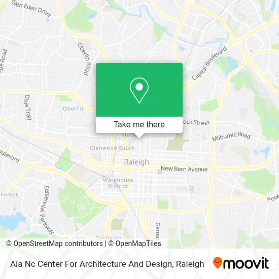 Aia Nc Center For Architecture And Design map