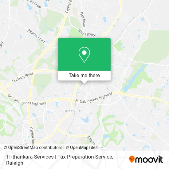 Tirthankara Services | Tax Preparation Service map