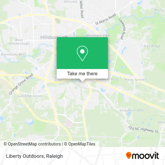 Liberty Outdoors map