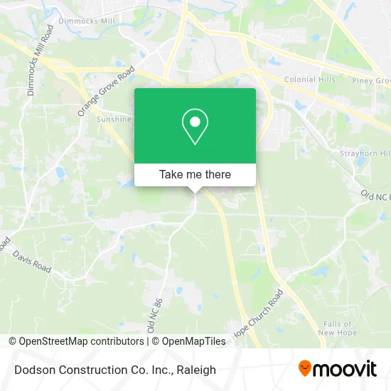 Dodson Construction Co. Inc. map