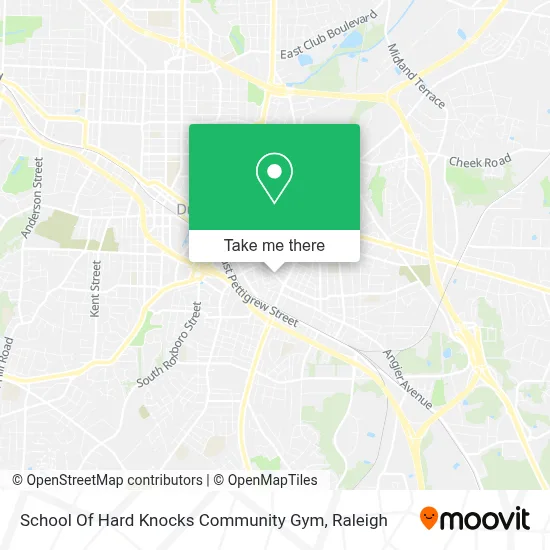 School Of Hard Knocks Community Gym map