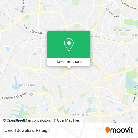 Jared Jewelers map