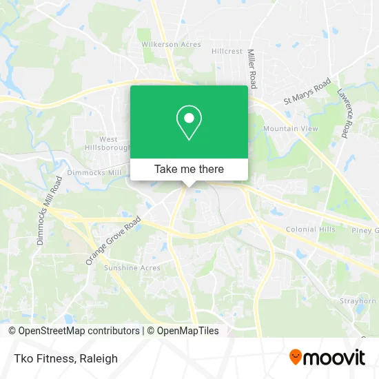 Tko Fitness map