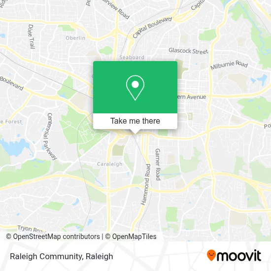 Raleigh Community map