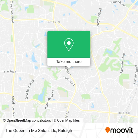 The Queen In Me Salon, Llc map