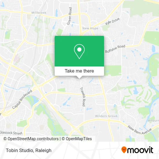 Tobin Studio map