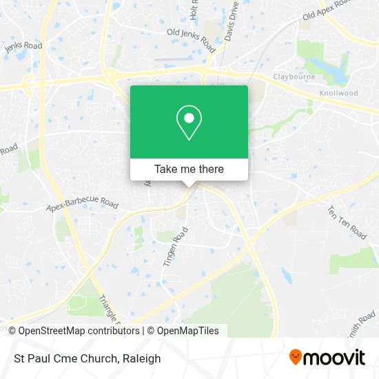 St Paul Cme Church map