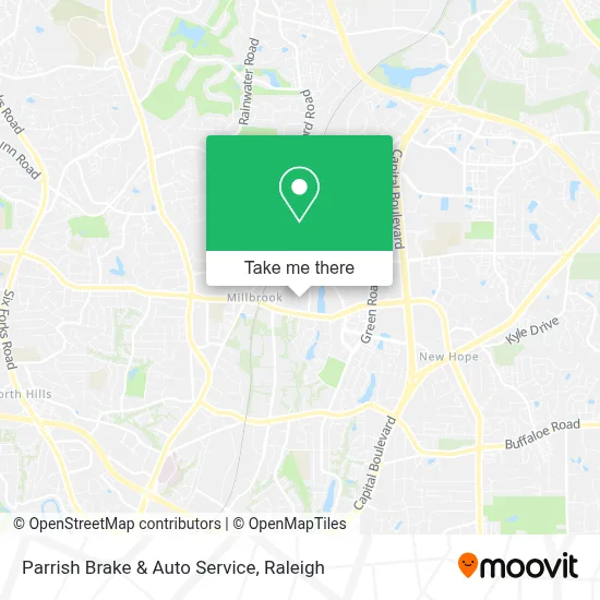 Parrish Brake & Auto Service map