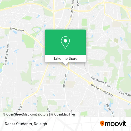 Reset Students map