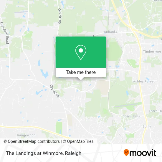 The Landings at Winmore map