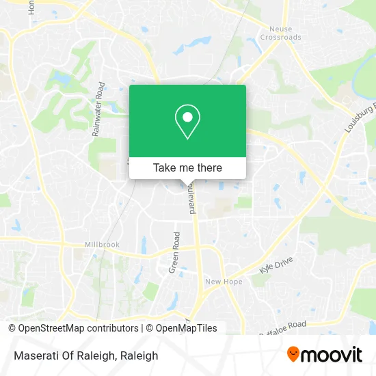Maserati Of Raleigh map