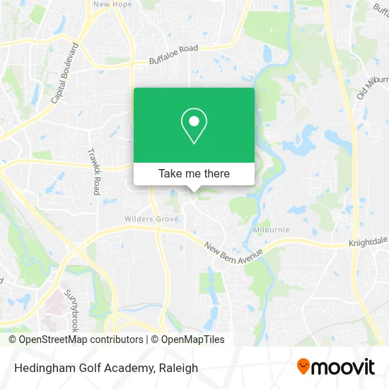 Hedingham Golf Academy map