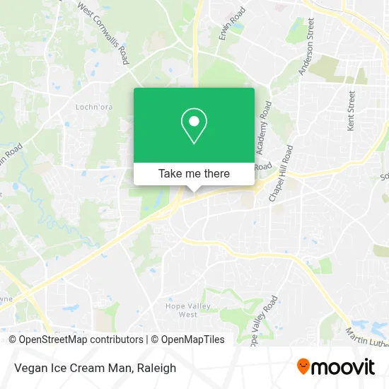 Vegan Ice Cream Man map