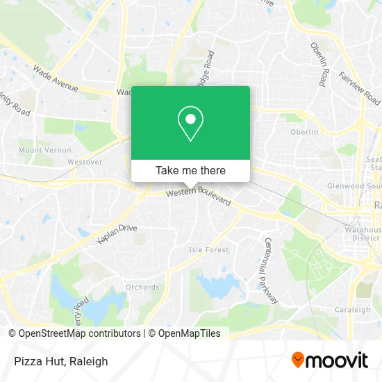Pizza Hut map