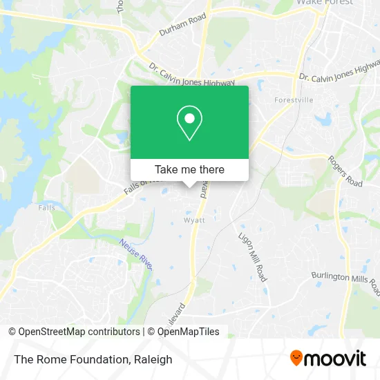 The Rome Foundation map