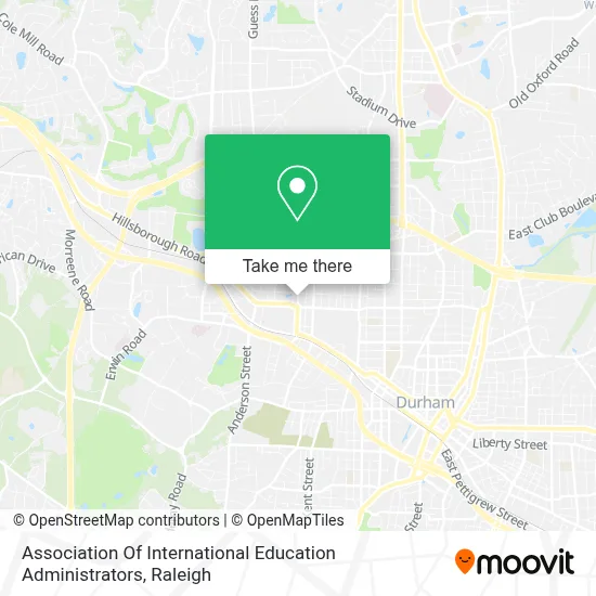 Association Of International Education Administrators map