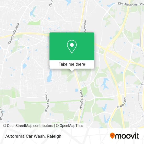 Autorama Car Wash map