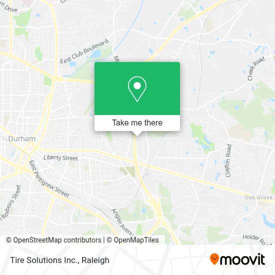 Tire Solutions Inc. map