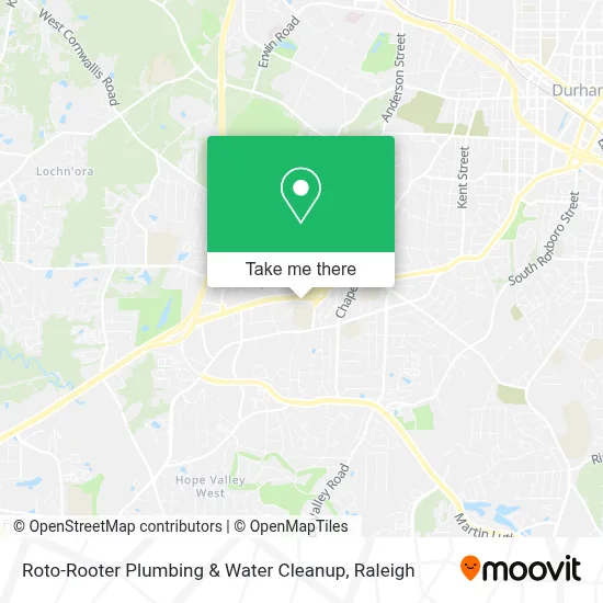 Roto-Rooter Plumbing & Water Cleanup map