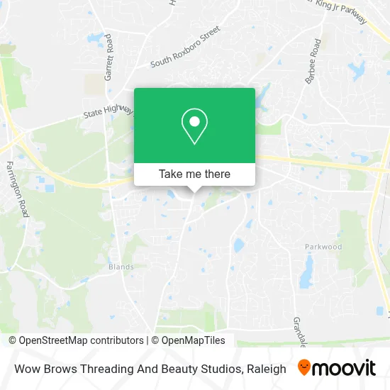 Wow Brows Threading And Beauty Studios map