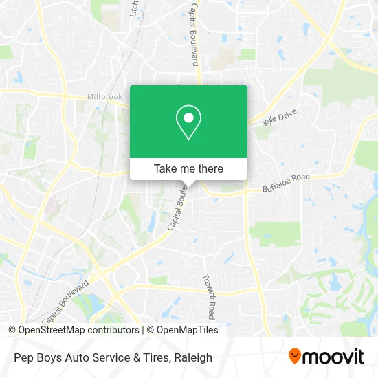 Pep Boys Auto Service & Tires map